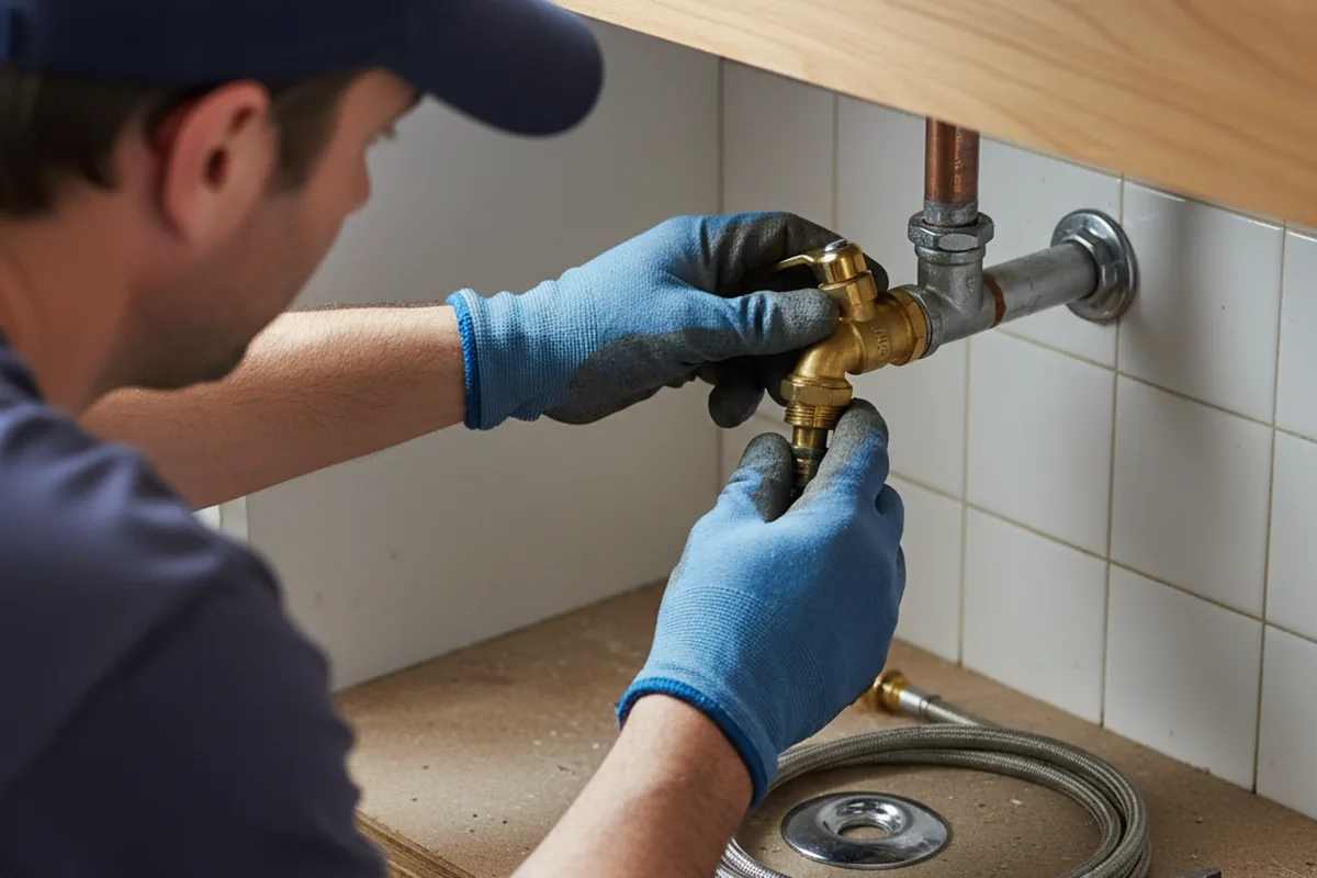 Shutoff valve and fitting work during Emergency Plumbing in Schenectady